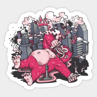 The Reign Of The Big Ape Sticker